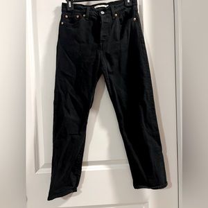 Black Levi’s wedgie straight size 26, great condition, high rise
